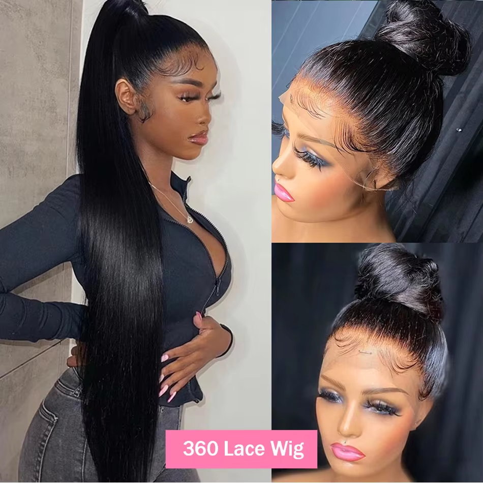 200 Density Brazilian Ready To Wear 4x6 Glueless Wig For Women Remy Pre Plucked 360 Full Lace Frontal Wigs Human Hair on sale - Image 7