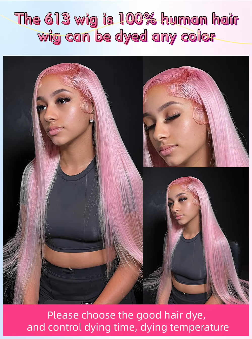 613 Blonde Straight 13×6 HD Lace Front Wigs transparent Brazilian Preplucked Baby Human Hair 13×4 HD Lace Frontal Wigs For Women