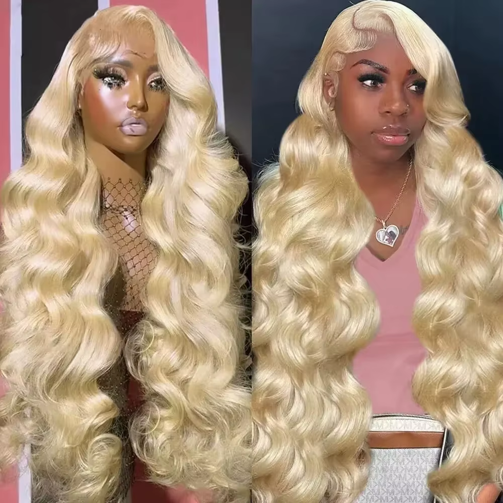613 Blonde Body Wave 13×6 HD Lace Frontal Wigs Preplucked Brazilian glueless wigs human hair 13×4 Lace Front Human Hair Wigs